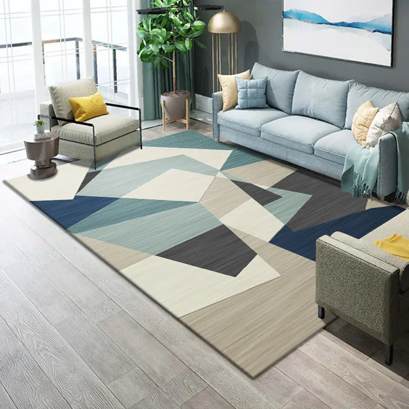 Modern Thick Area Rug for Home and Office Use