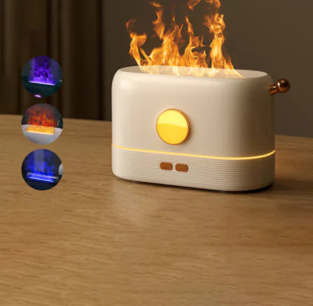 Bazzus Luxury Flame Humidifier & Essential Oil Diffuser