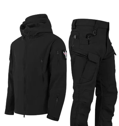 Hardshell Suit Jacket and Pants Set (One Set)