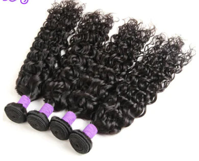 Indian Human Hair Water Wave Wig for Women