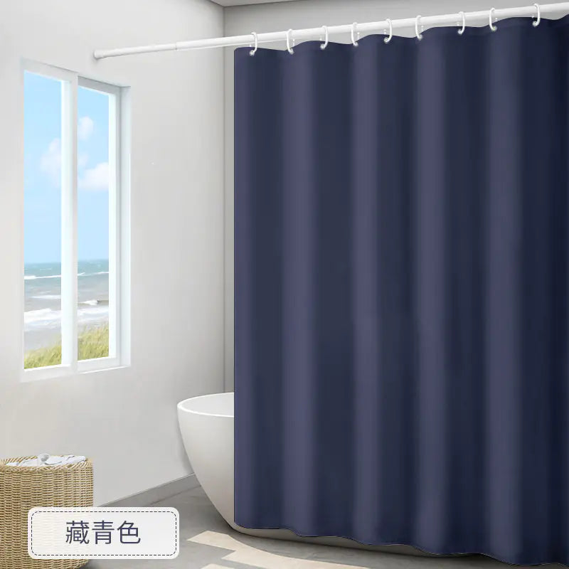 Thick Waterproof Shower Curtain for Bathroom Use