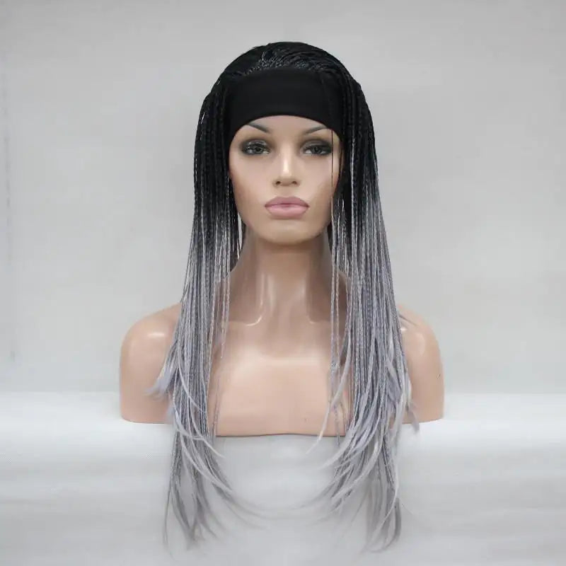 African Braid Gradient Wig for Women - Hip Hop Style