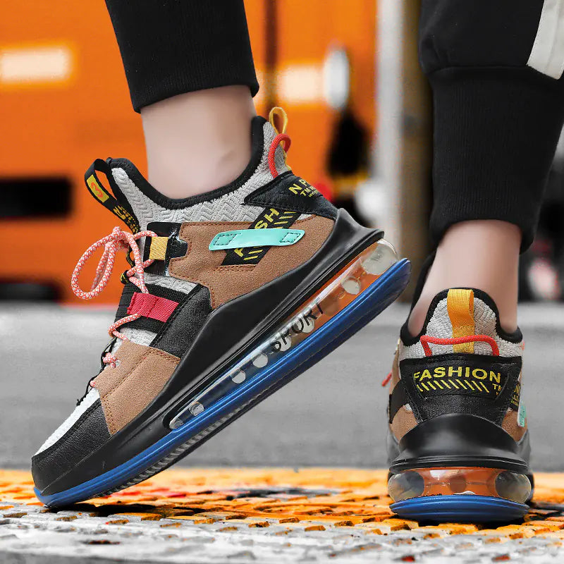 Colorful Dad Sneakers for Men - Breathable Casual Style