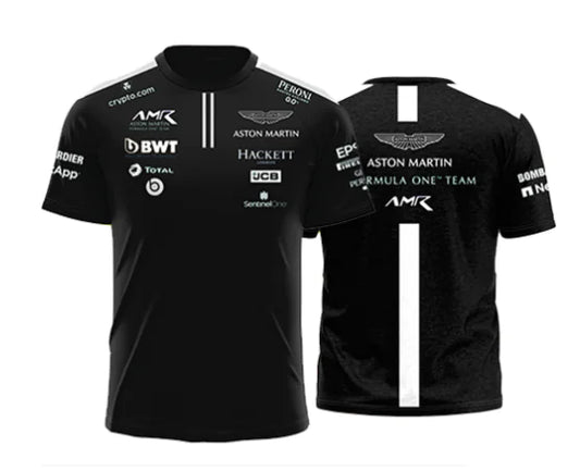 Aston Martin F1 Team Black Edition T-Shirt (One Piece)