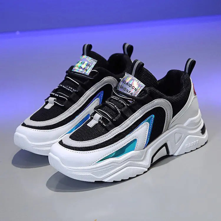 Casual Dad Sneakers, Thick Sole Sports Shoes