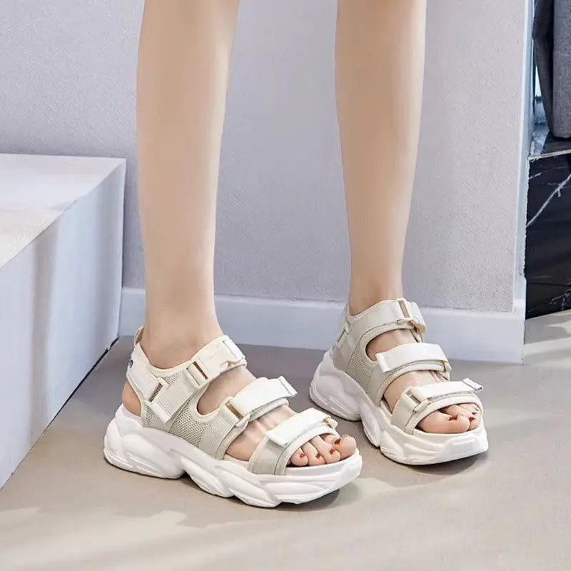 Fairy Style Summer Velcro Sports Platform Shoes