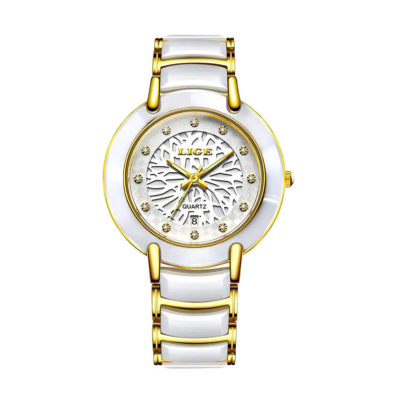 Imported Movement Ceramic Watch for Couples