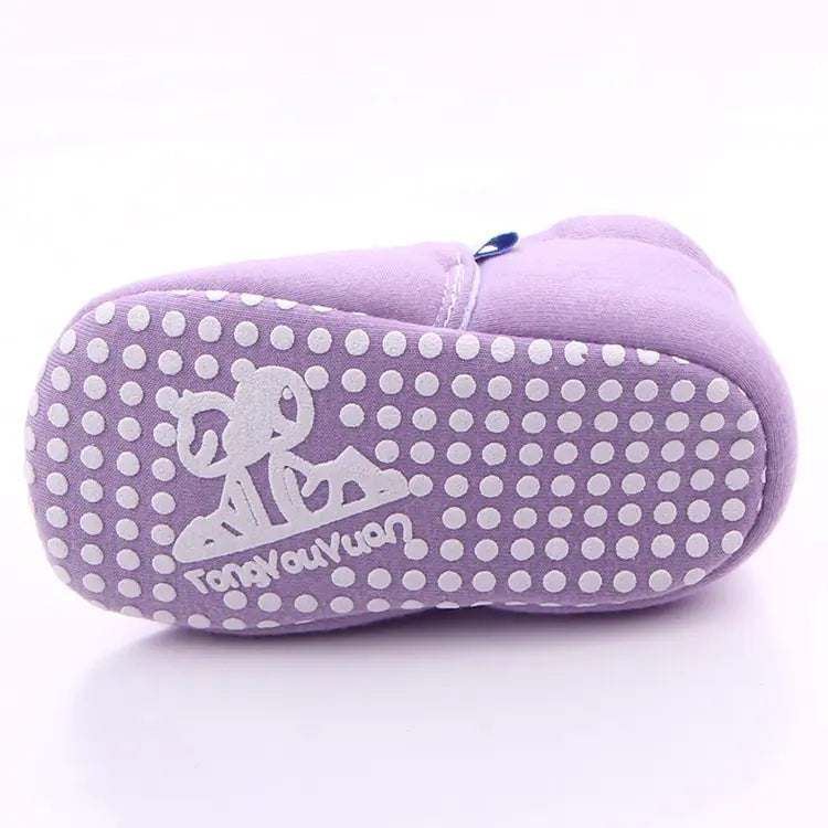 Wholesale Cotton Baby Walking Shoes with Soft Sole