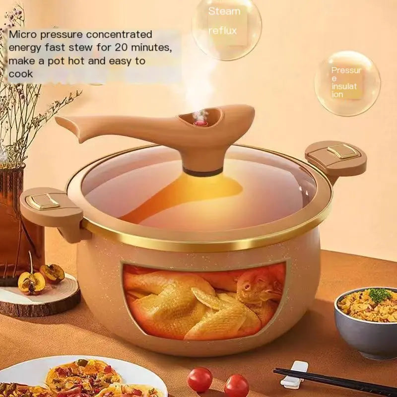 8L Clay Pot Multi-Function Pressure Cooker