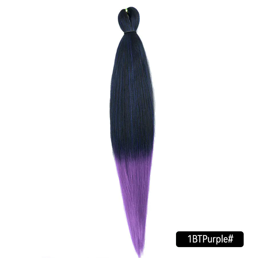 EZ Colorful Braided African Synthetic Hair Wig 26"