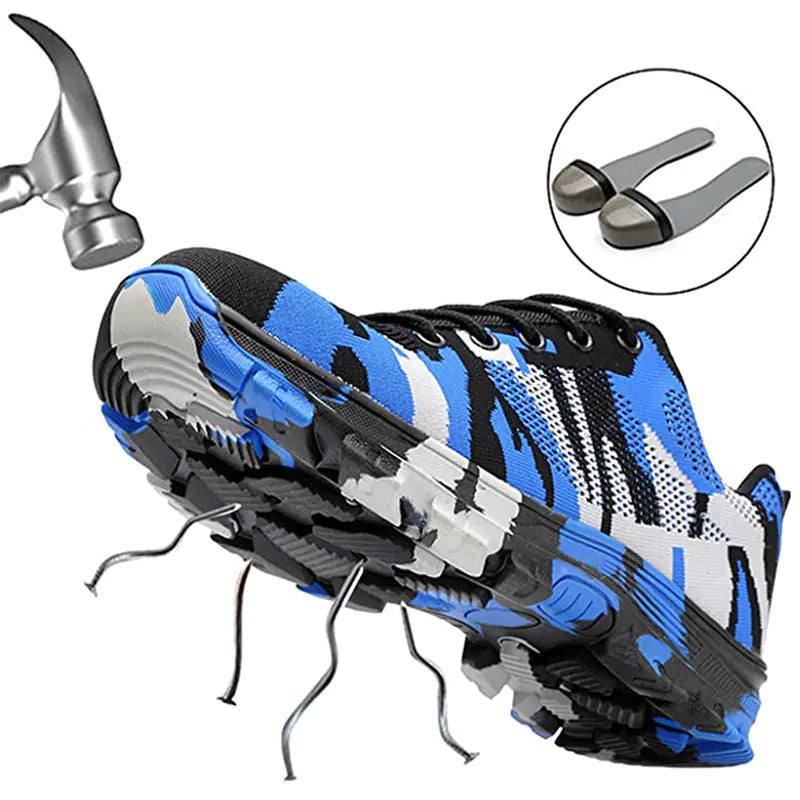 Men's Safety Boots with Removable Puncture-Resistant Design