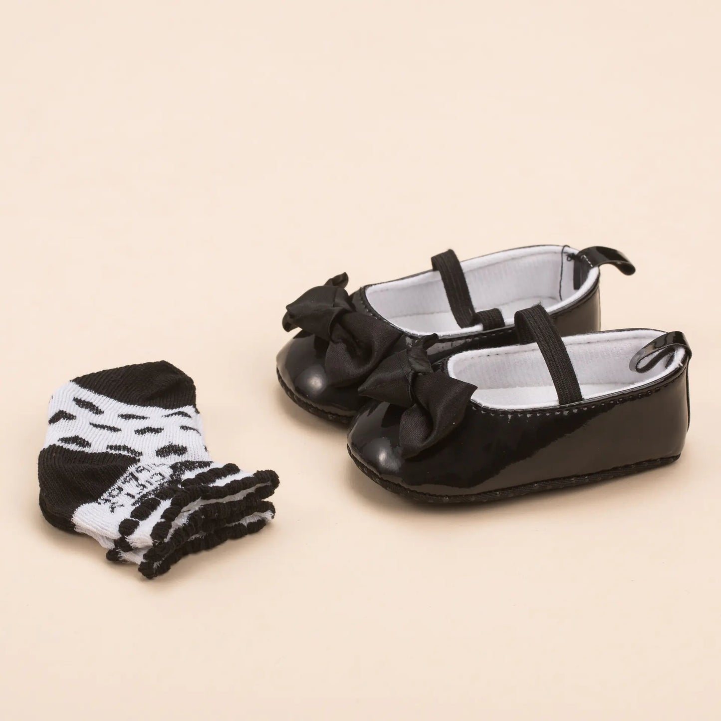 Direct Sale Soft Sole Non-Slip Baby Shoes Set
