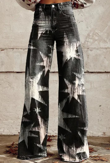 Aurelia Retro Flared Trousers for Women (Single Piece)