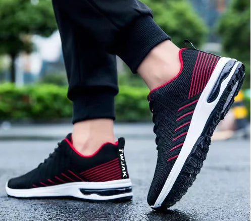 Men's Casual Thick-Soled Breathable Flyknit Sneakers