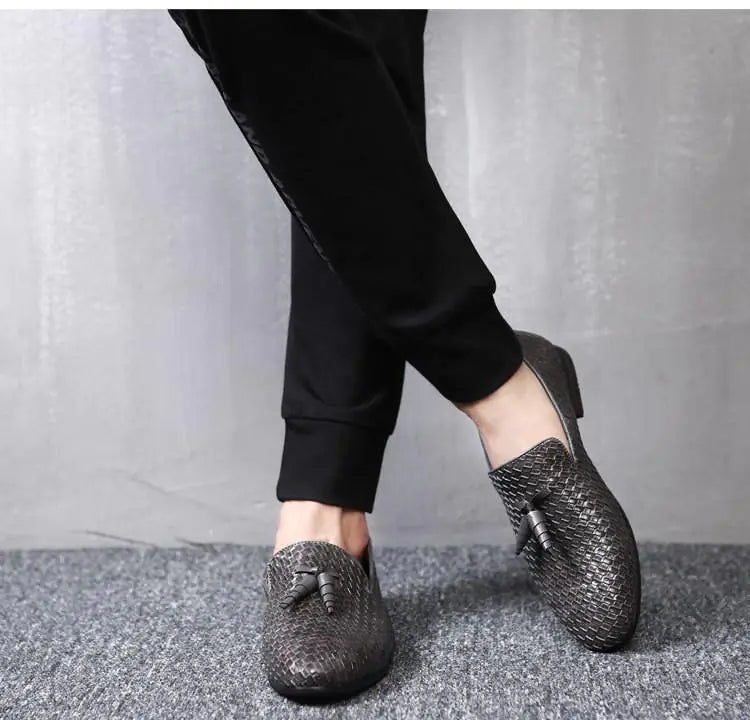 Tassel Leather Shoes for Men - British Style
