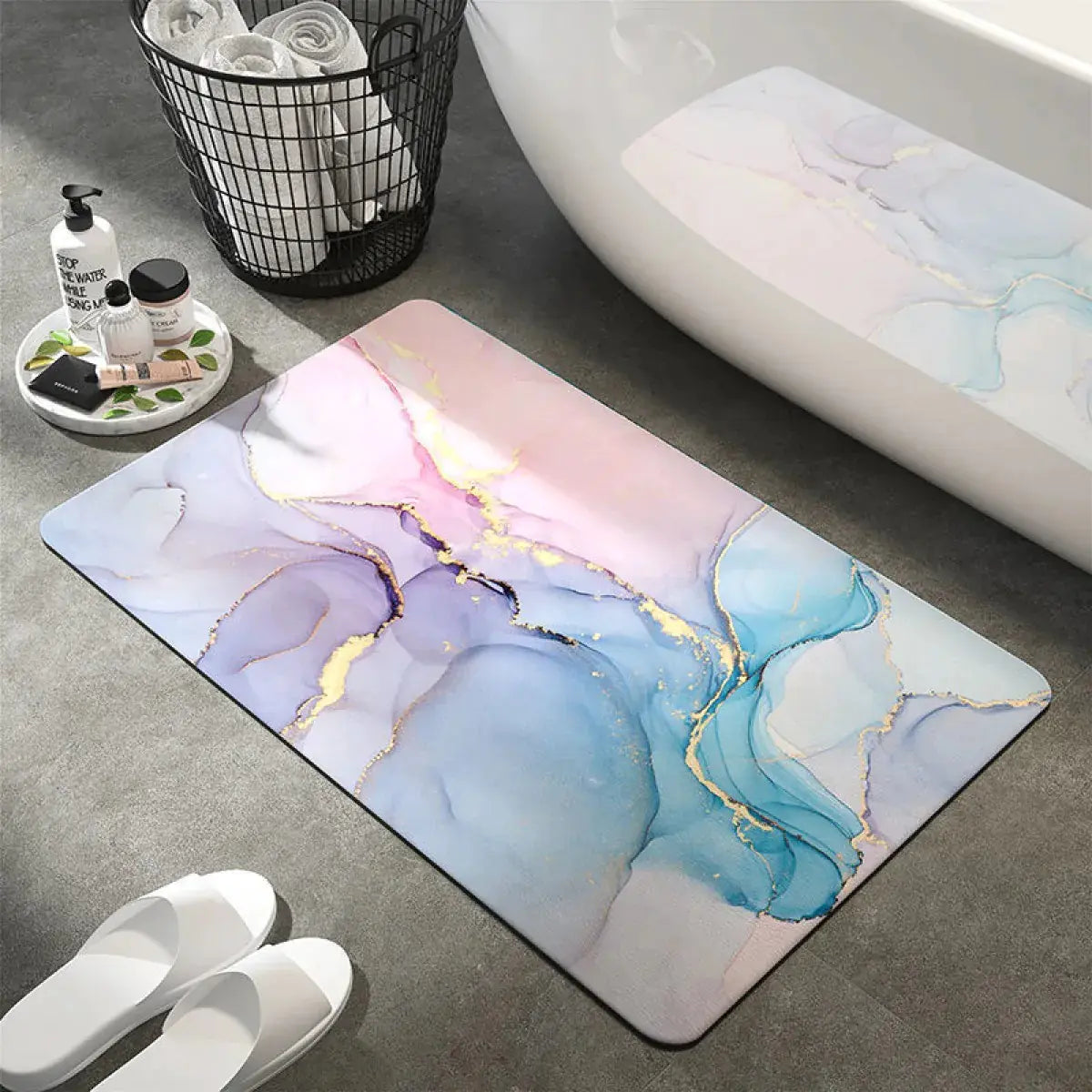 Diatom Ooze Bathroom Absorbent Non-slip Floor Mat