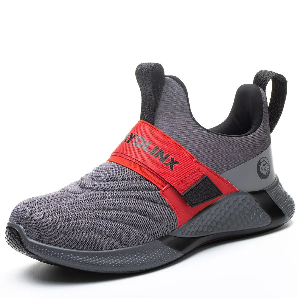 Men's Safety Shoes with Slip-Resistant Sole (Lightweight)