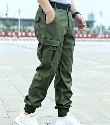 Solid Step Tactical Khaki Pants for Outdoor Activities (One Piece)