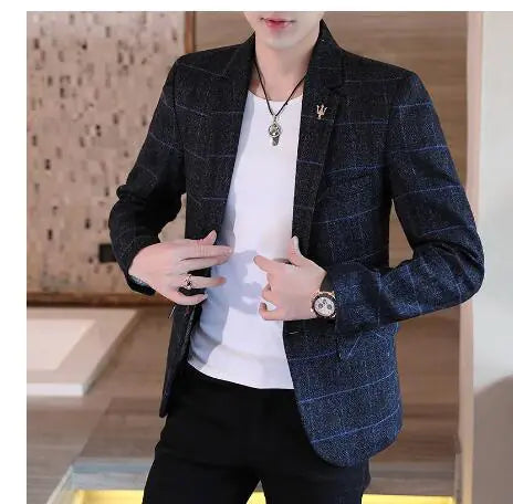 Fiorinni Checkered Men's Blazer (One Piece)