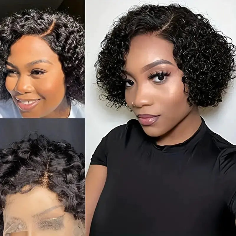 Fashionable Lace Wig with Small Curls for Europe & Africa