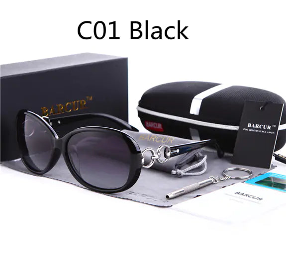 Vintage Polarized Sunglasses for Women by FENCHI