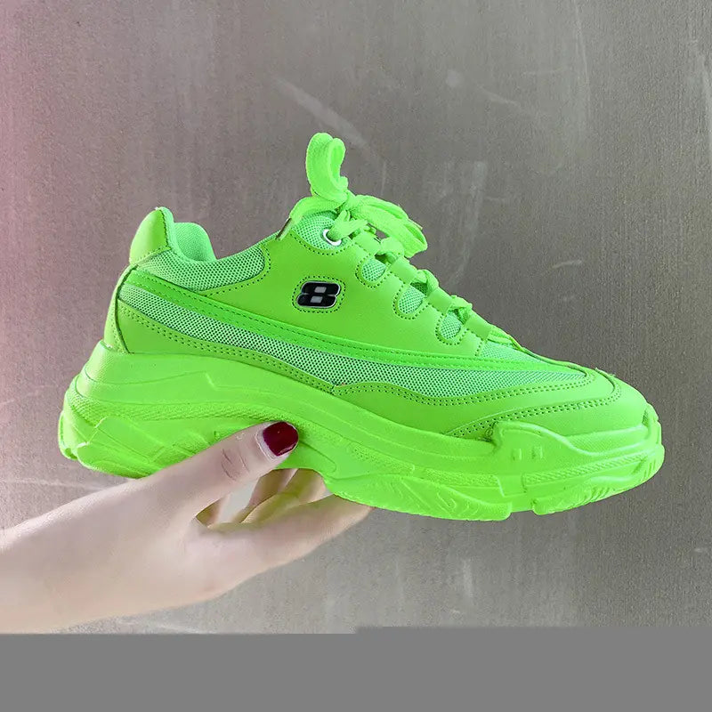 Trendy Women's Thick Sole Breathable Running Shoes