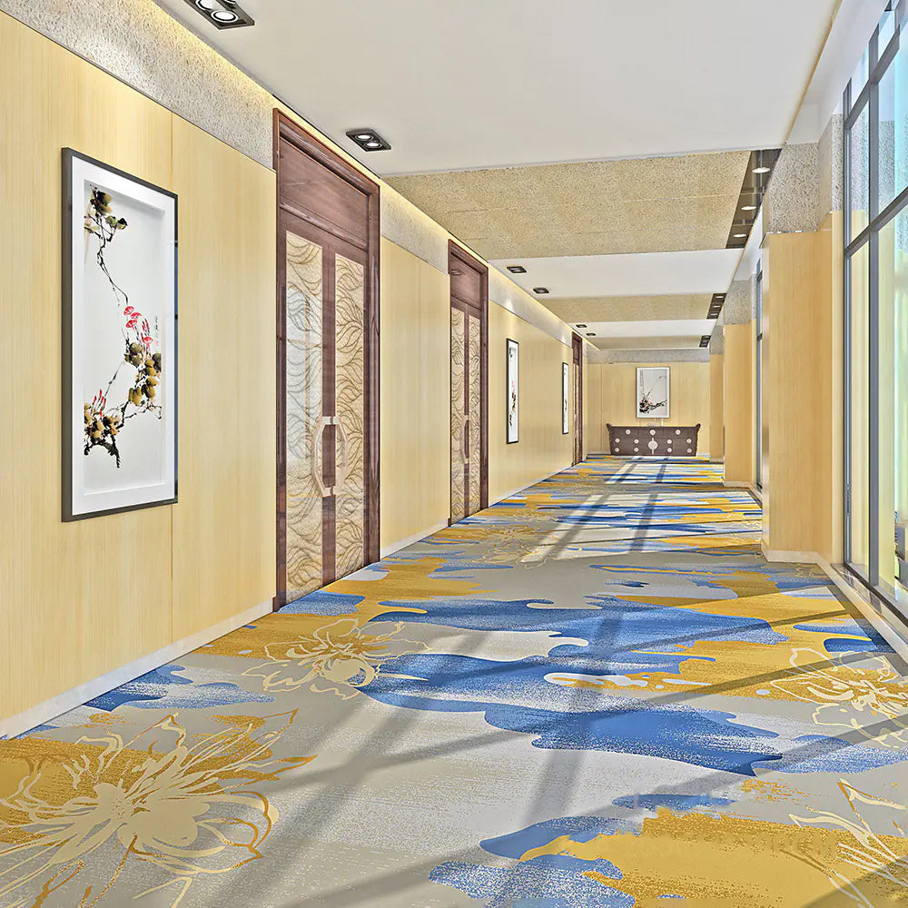 Simple Hotel Carpet for Rooms, Corridors, and Halls
