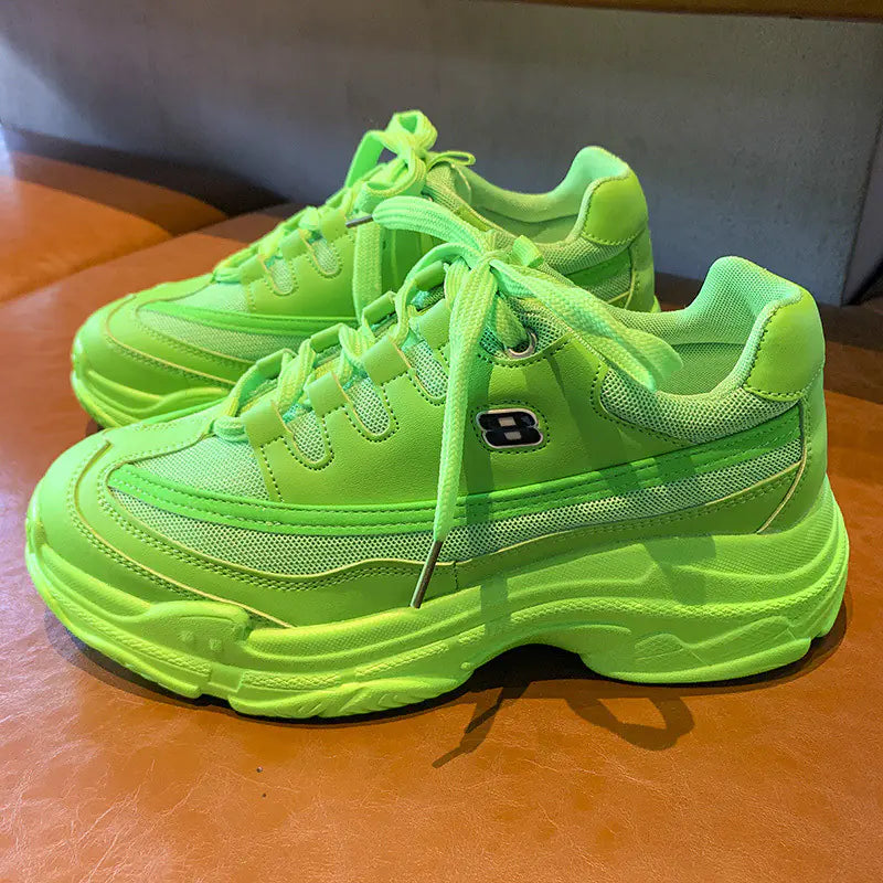 Trendy Women's Thick Sole Breathable Running Shoes