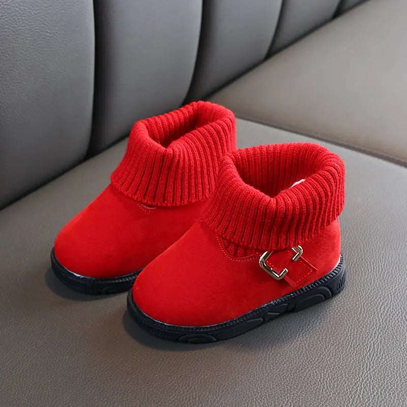 Children's Plush Short Martin Boots