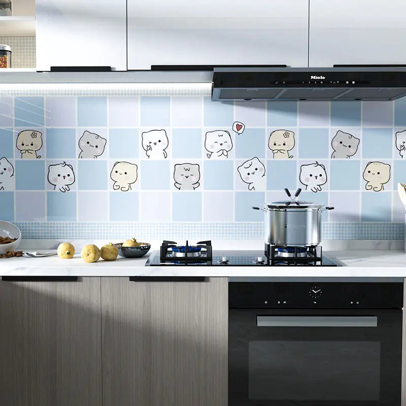 Self-Adhesive Waterproof Kitchen Oil-Resistant Stickers