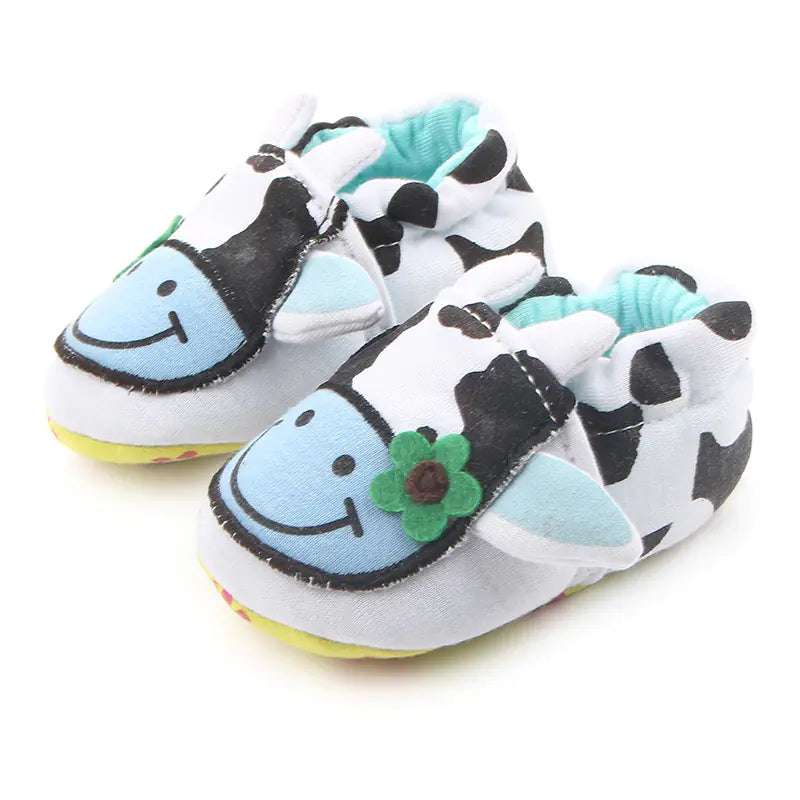 Wholesale Cotton Baby Walking Shoes with Soft Sole