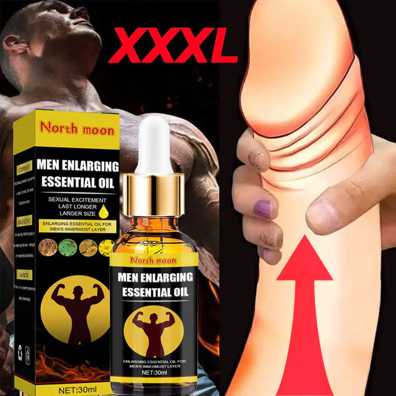Men's Essential Oil for Penis Thickening and Growth