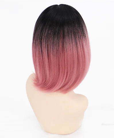 Synthetic Gradient Pink Bobo Wig from Manufacturer