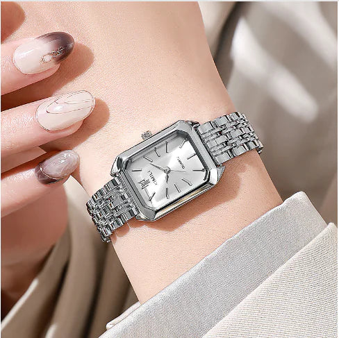 Women's Square Steel Strap Watch