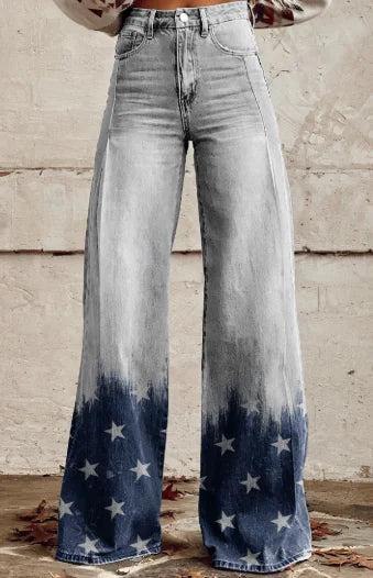 Aurelia Retro Flared Trousers for Women (Single Piece)