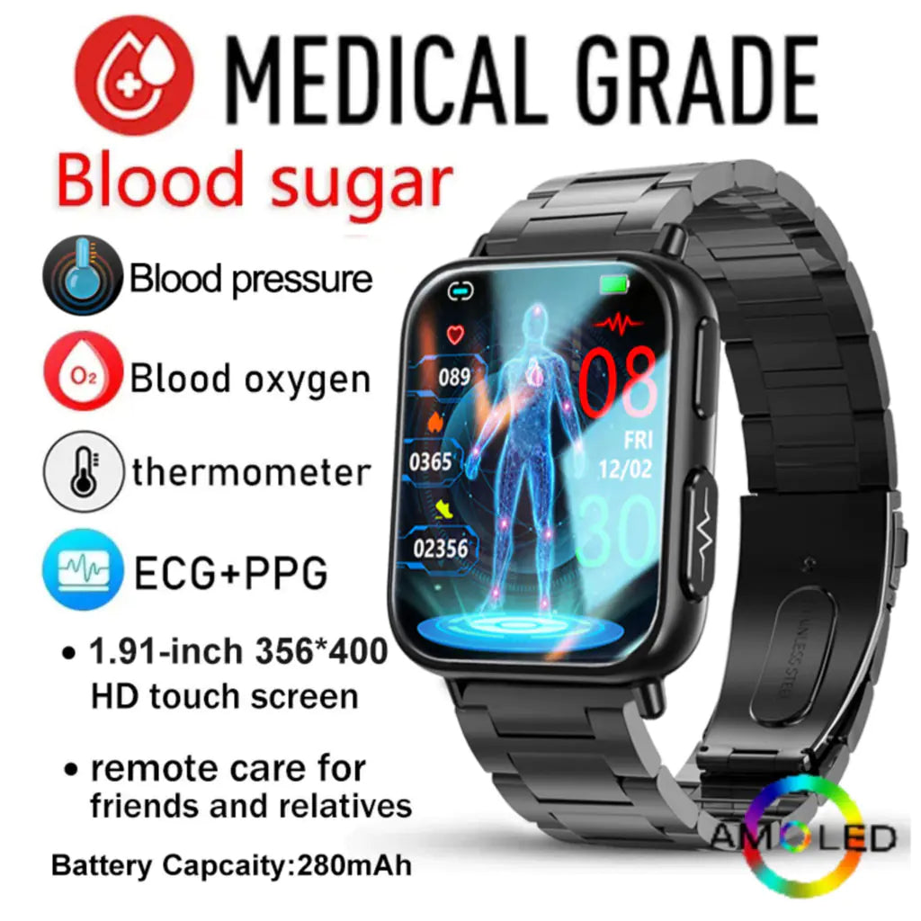 2023 New E500 Smart Watch with ECG Monitoring