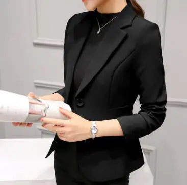 Fayola Women's Tailored Blazer with Notched Collar