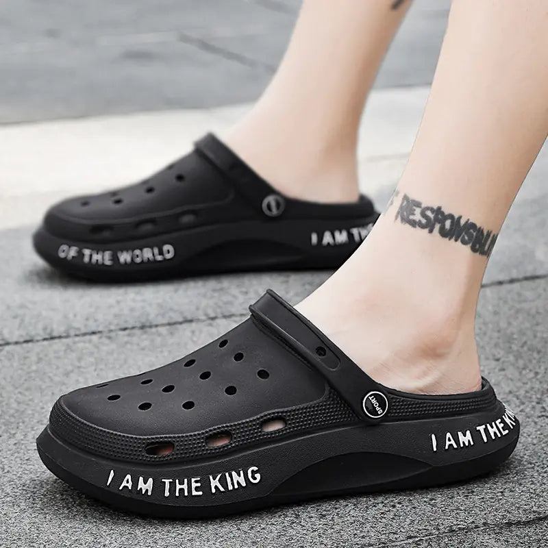 Men's Summer Trendy Thick-Soled Slip-On Sandals