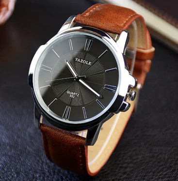 Stylish Men's Watch with Large Dial - Unisex Design