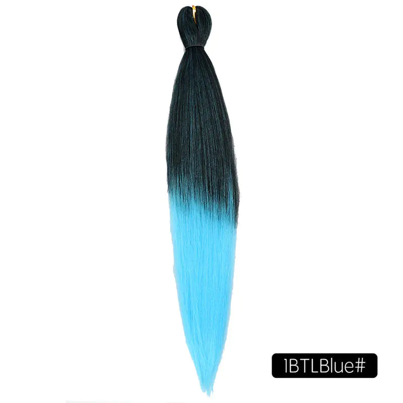 EZ Colorful Braided African Synthetic Hair Wig 26"