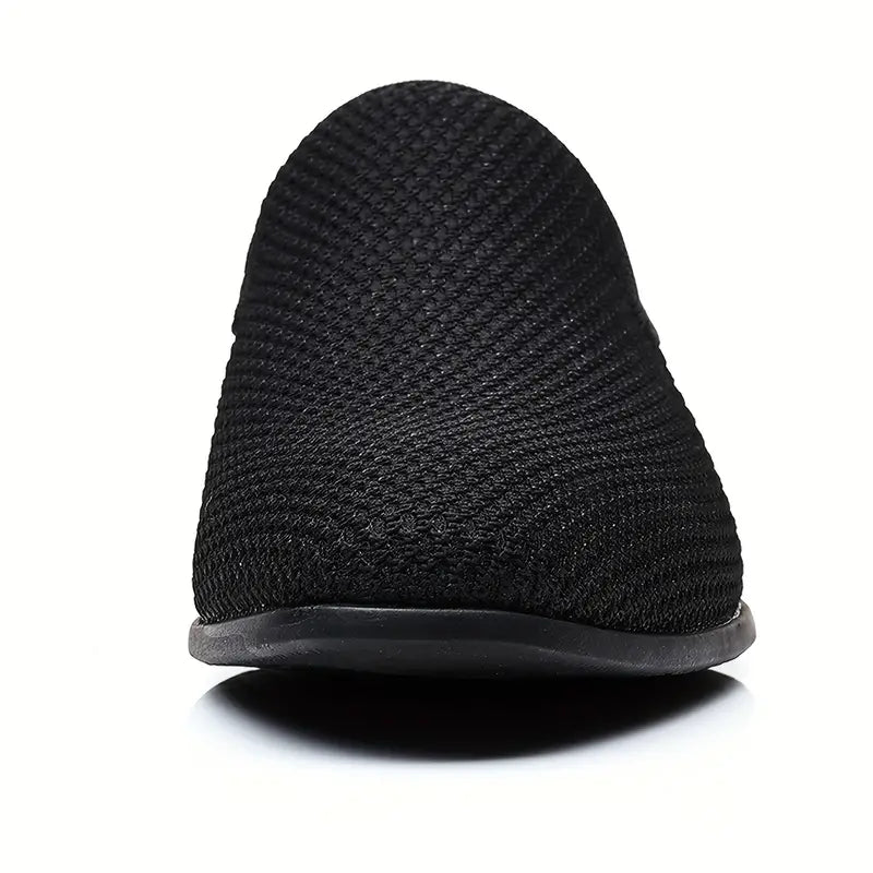 Men's Lightweight Non-Slip Knitted Loafers for Casual Wear