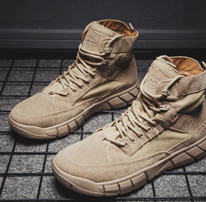 Men's Cotton Outdoor Work Boots - Zhongbang Summer Style