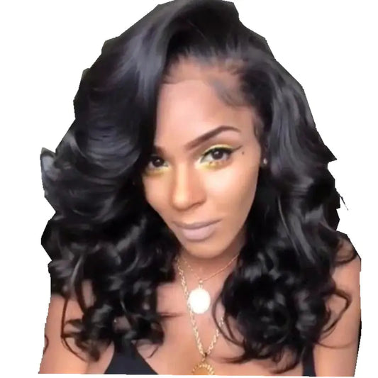 Chemical Fiber Wig with Headgear Attachment