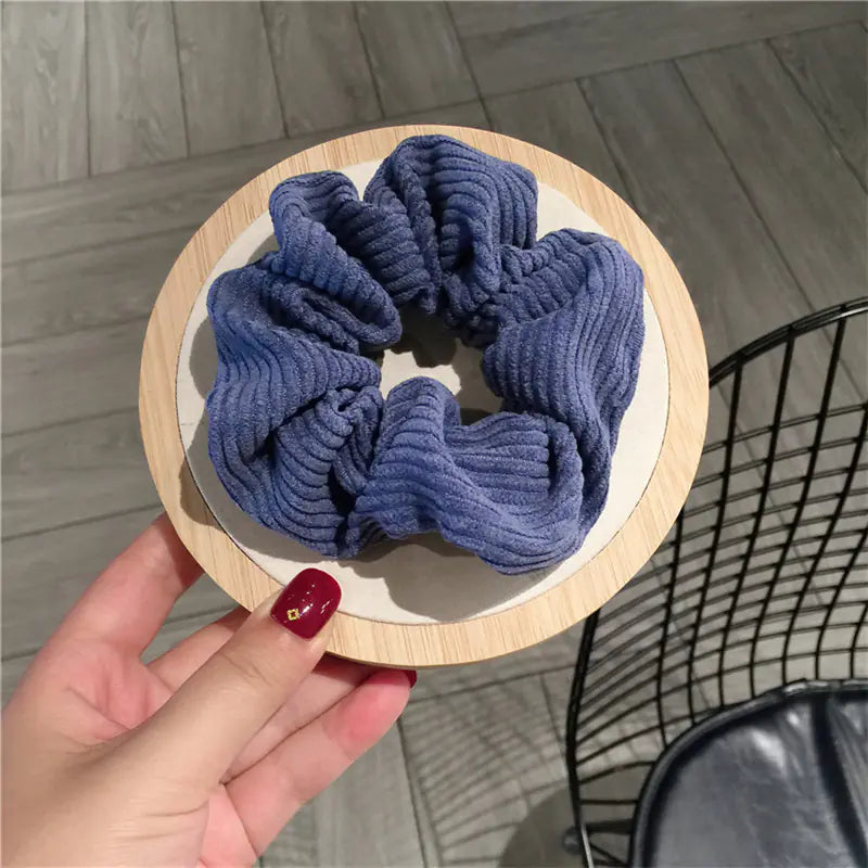 Velvet Hair Ties for Ponytails (Donut Style)