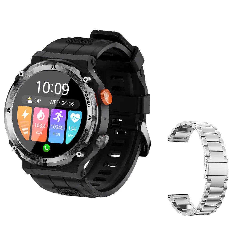 C21 Pro Smartwatch Outdoor Bluetooth Call Heart Rate Monitor