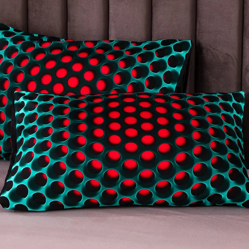 3pcs Y2K Stereoscopic Bedding Set with Duvet Cover