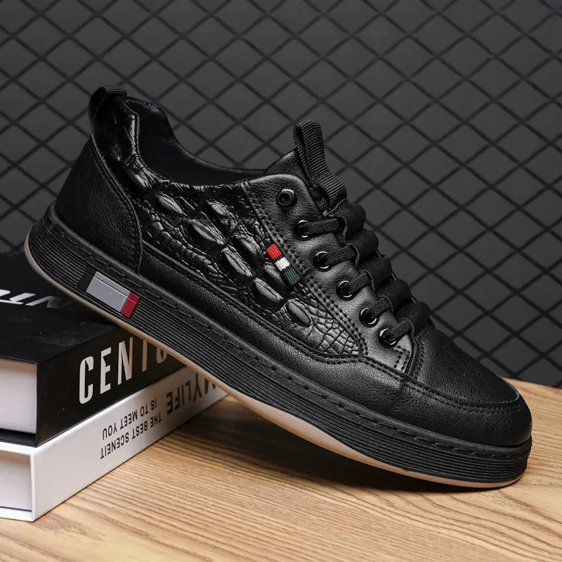 Men's Versatile Casual Leather Shoes - Spring/Fall Style