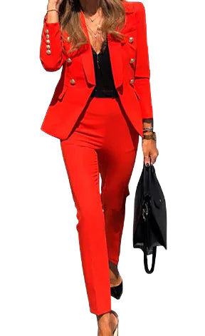 Sofia Conti Fashionable Two-Piece Suit Set (One Set)