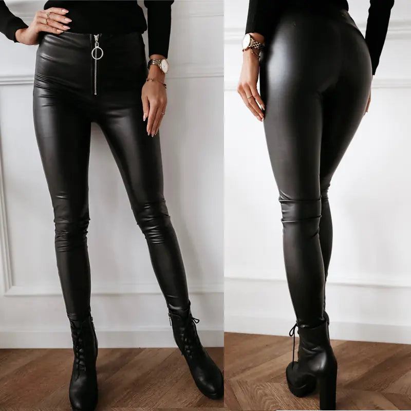 Explosive Sexy PU Leather Pants for Women