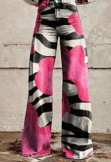 Aurelia Retro Flared Trousers for Women (Single Piece)